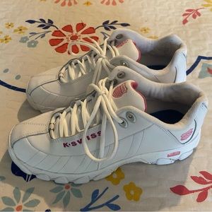 Size 11 K Swiss Sneakers white & pink
